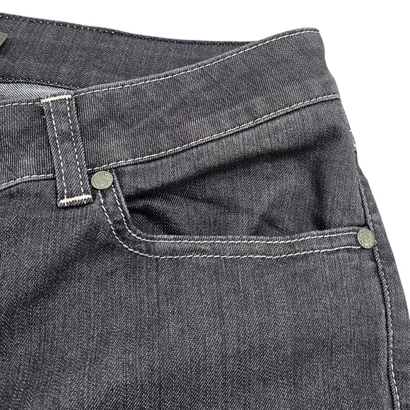 Prana Jeans Women's Size 12 Gray Straight Leg Slim Fit - Picture 6 of 15